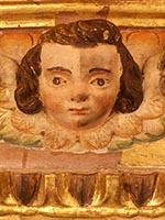 Detalle limpieza policromía